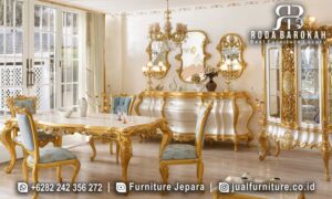 Ready Stock Meja Makan Mewah Garansi Terpercaya FS-108