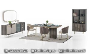Jual Murah Meja Makan Stainless Mewah Shabby FS-246