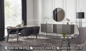 Update Harga Meja Makan Mewah Stainless Terbaru FS-184