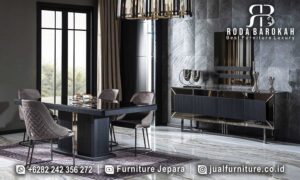 Model Meja Makan Mewah Terbaru Roda Barokah Furniture FS-275