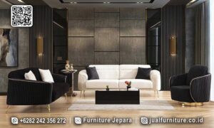 Jual Sofa Tamu Mewah Stainless Desain Eropa Terbaru FS-485