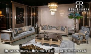 Deal Spesial sofa tamu royal mewah Warna Elegan FS-711, hadir dengan kayu jati dan finishing lac emas, sempurna untuk menciptakan ruang tamu yang mewah dan elegan.