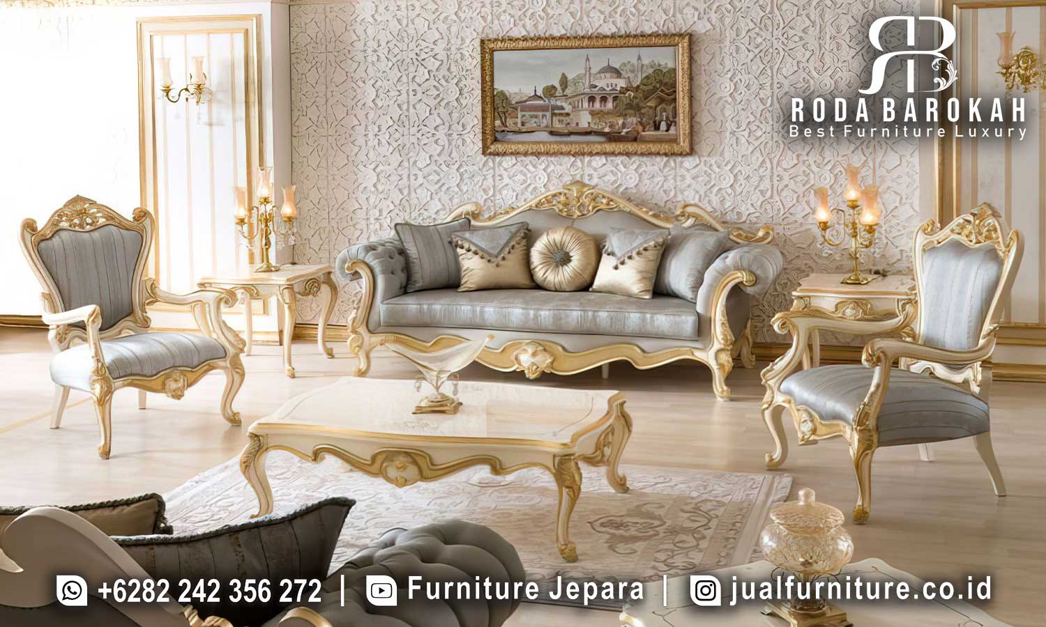Model Terbaru Sofa Tamu Mewah Cordoba Nuansa Eksklusif FS-995