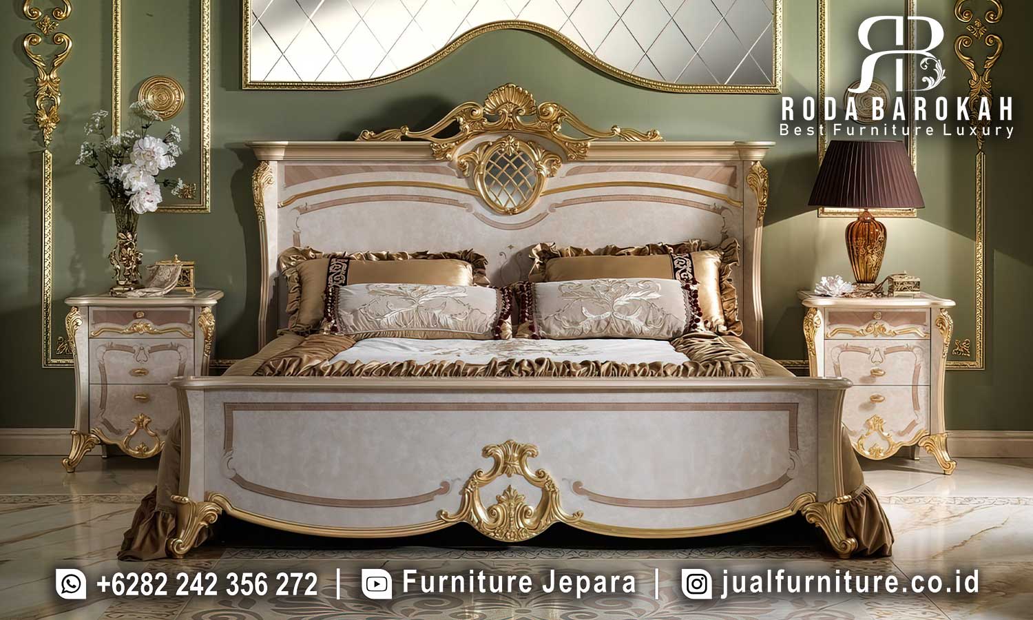 Set Kamar Tidur Mewah Jati