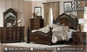 Harga Tempat Tidur Jati Mewah Terbaru FS1453