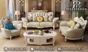 Inspirasi Kursi Tamu Mewah Estetik Kualitas Ekspor Jepara FS1450