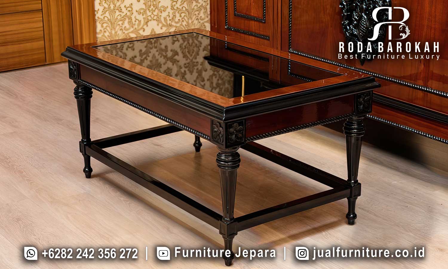 Jual Meja Kantor Mewah Romanov Furnitur Jepara FS1431