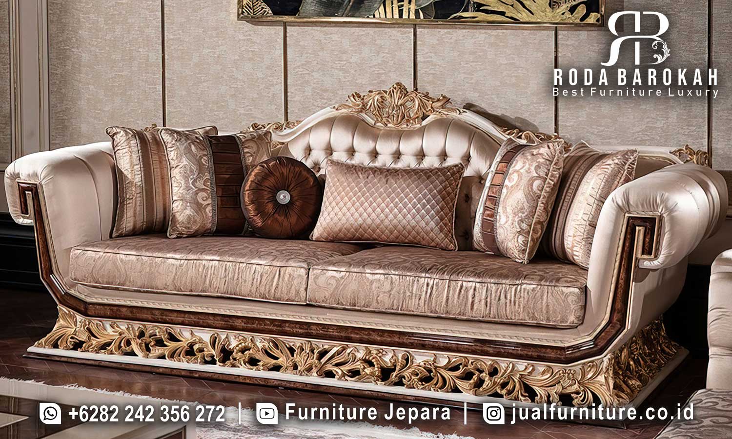 Jual Sofa Tamu Mewah Grandeur Sentuhan Elegan FS1282