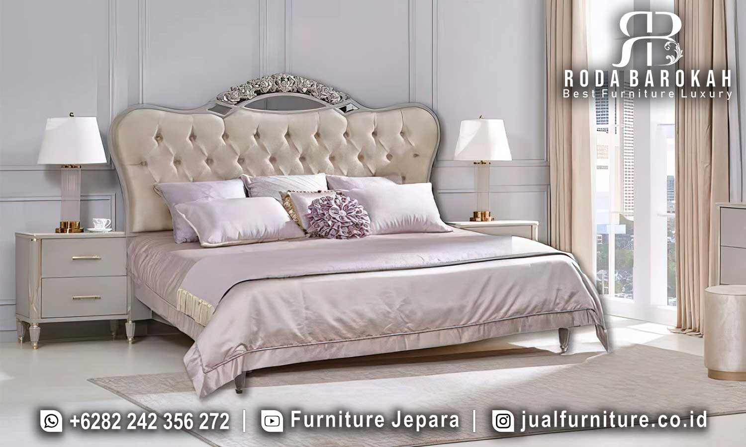 Kamar Tidur Mewah Jepara Magnifico Tahan Lama FS1412