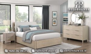 Model Tempat Tidur Japandi Mewah Estetik Terbaru FS1455