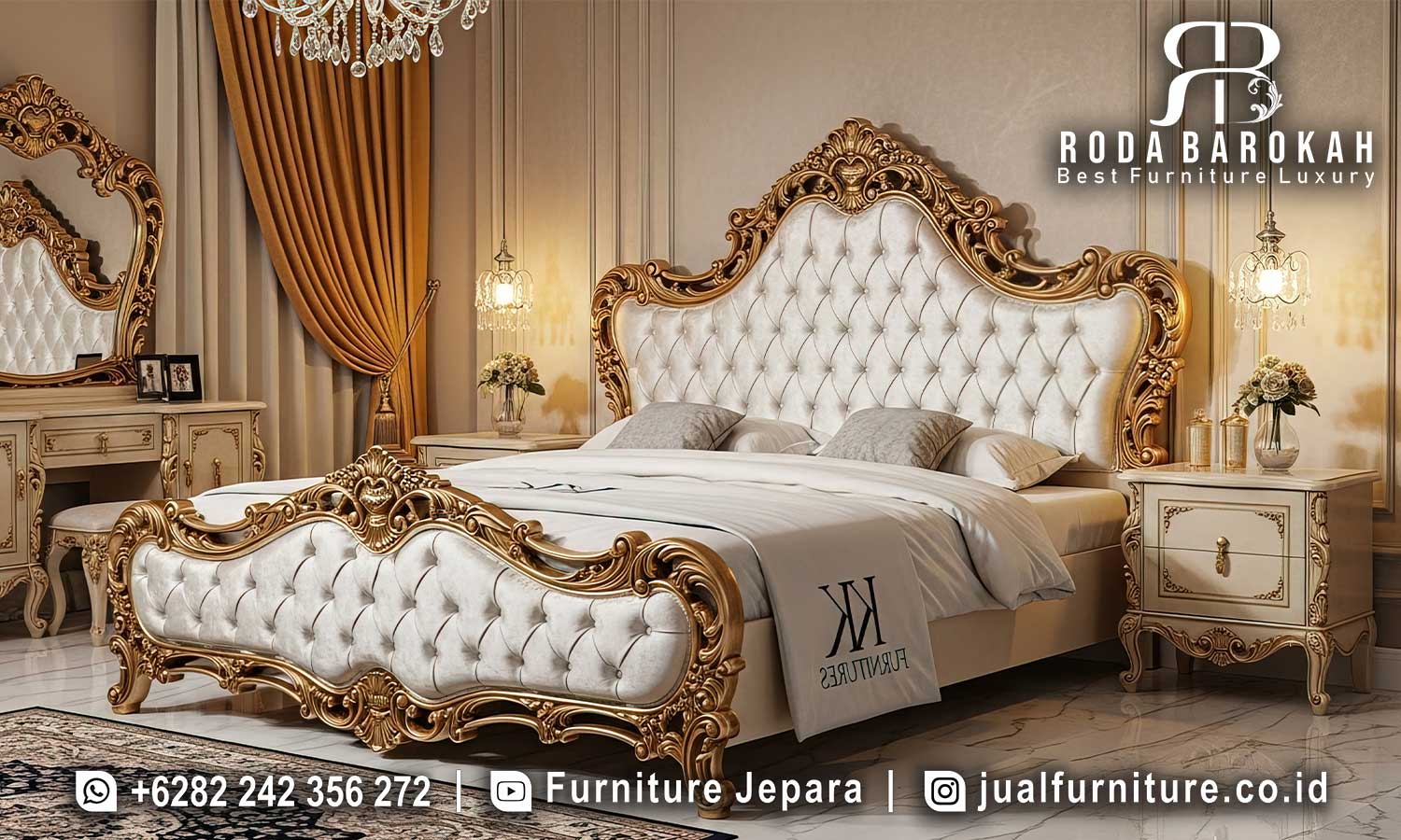 Promo Tempat Tidur Mewah Cortile Rakitan Presisi FS1383
