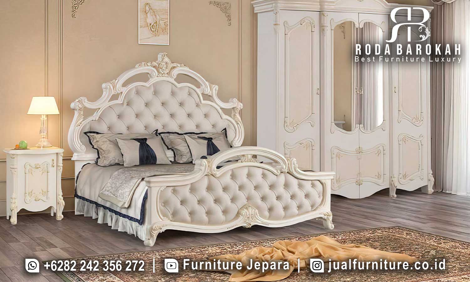 Tempat Tidur Klasik Terbaru Turki Sovrano Bahan Pilihan FS1322