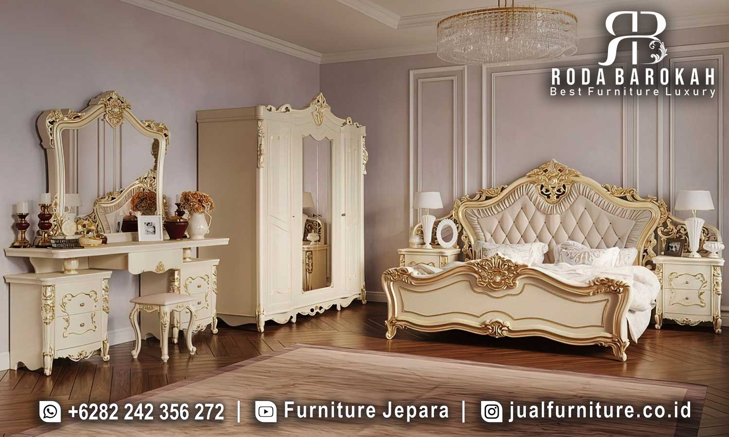 Tempat Tidur Mewah Classico Tampilan Eksklusif FS1441