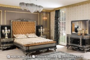 Jual Set Kamar Tidur Ukir Mewah Silver Gold FS1525