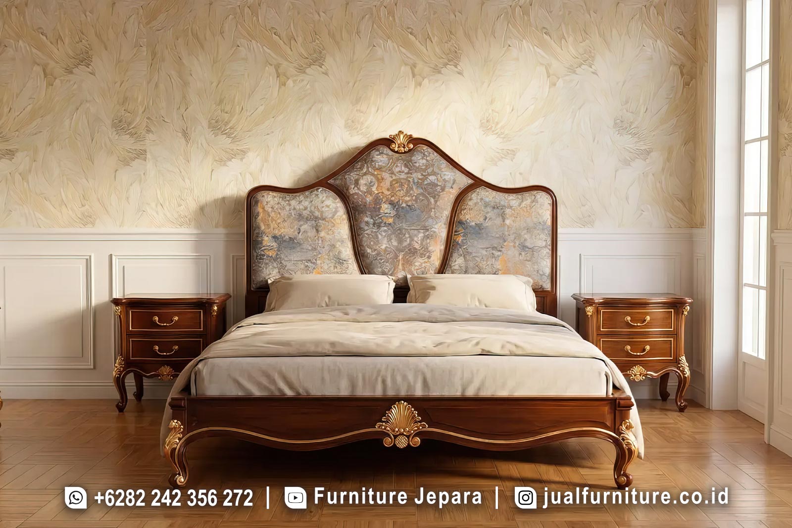 Kamar Tidur Luxury Elegan Mewah Japandi Premium FS1514