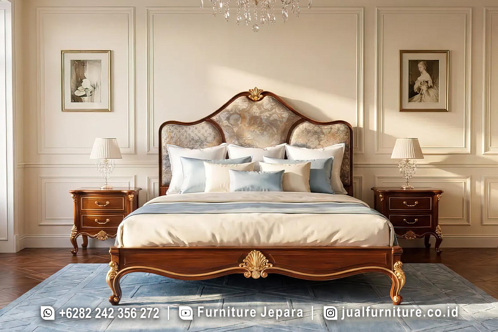 Kamar Tidur Luxury Elegan Mewah Japandi Premium FS1514