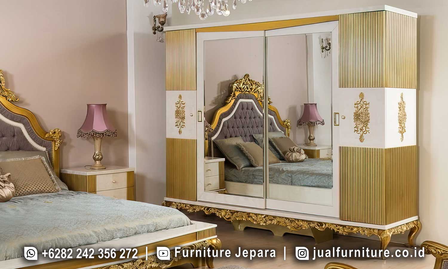 Koleksi Tempat Tidur Mewah Sandaran Kancing Beludru FS1488