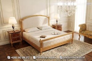 Set Ranjang Klasik Mewah Ukiran Emas Royal Premium FS1516