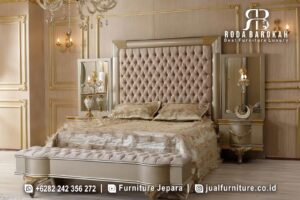 Set Tempat Tidur Mewah Gold Elegan Premium FS1503