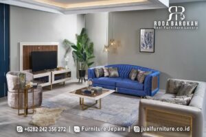Sofa Set Modern Mewah untuk Ruang Keluarga FS1498