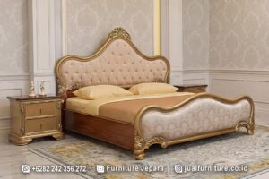 Tempat Tidur Mewah Ukir Klasik Eropa Jepara FS1528